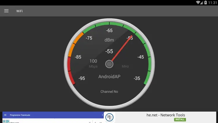 Network Signal Strength android App screenshot 2